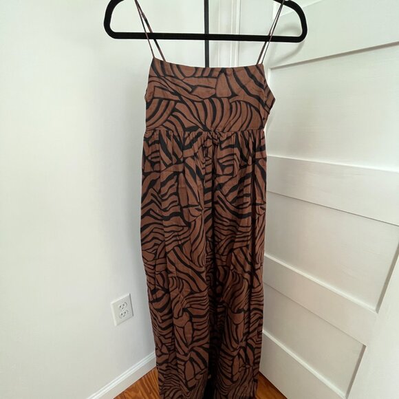 Rails Black and Brown Bengal Print Dress - Picture 2 of 3